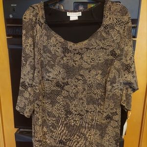 Dress barn lacy office to dinner dress 2x new with tags